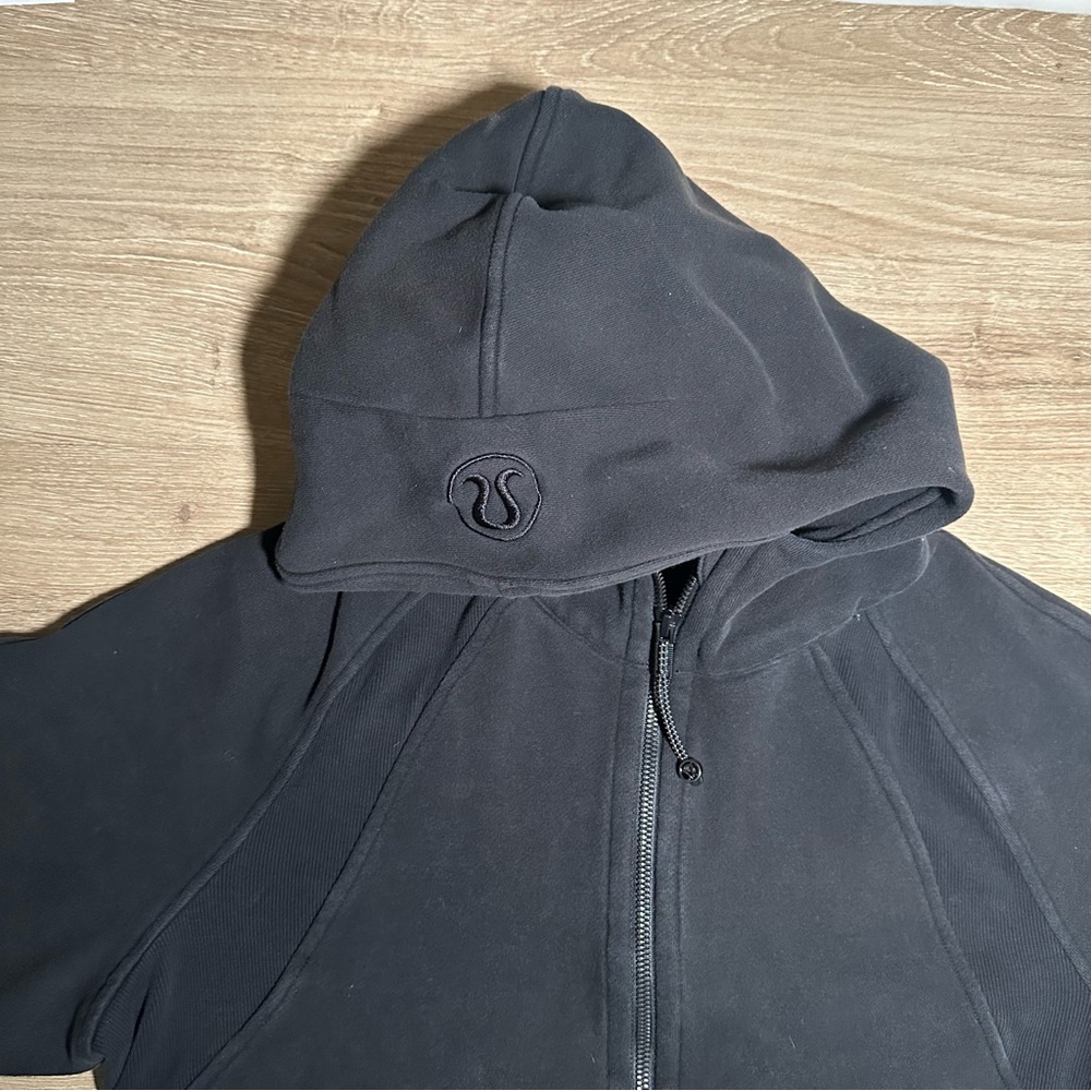 Scuba Oversized Half-Zip Hoodie Black XS/S